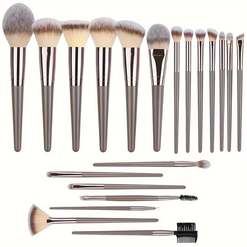 Professional 3-20PCS Makeup Brushes Set Soft Fluffy Foundation Eyeshadow Concealer Blending Blush Brush Kabuki Women Beauty Tool