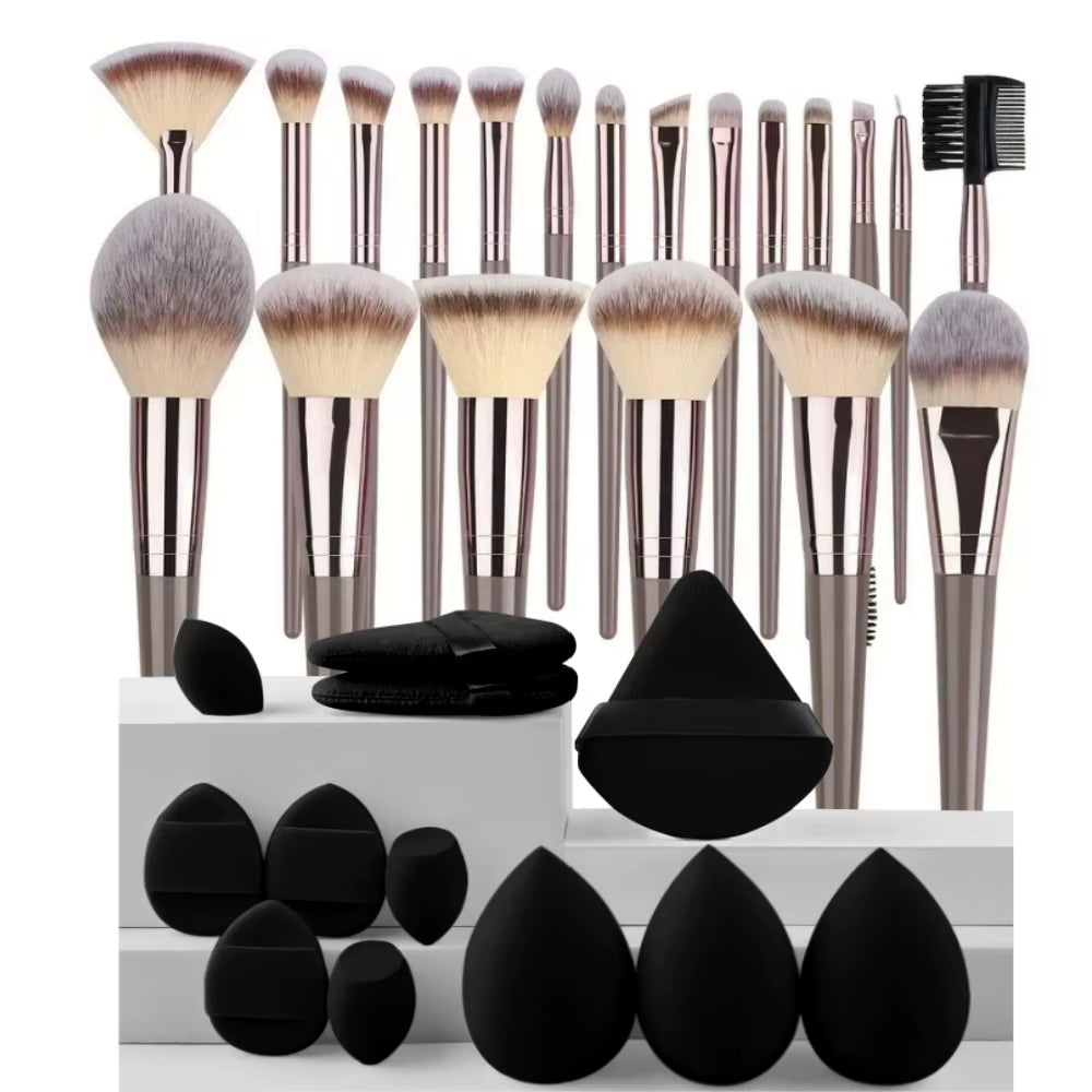 Professional 3-20PCS Makeup Brushes Set Soft Fluffy Foundation Eyeshadow Concealer Blending Blush Brush Kabuki Women Beauty Tool