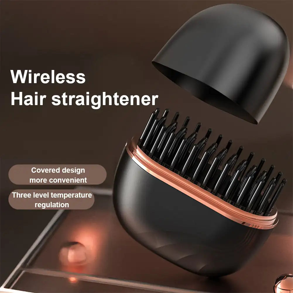 Mini hair Straightening Wireless Comb