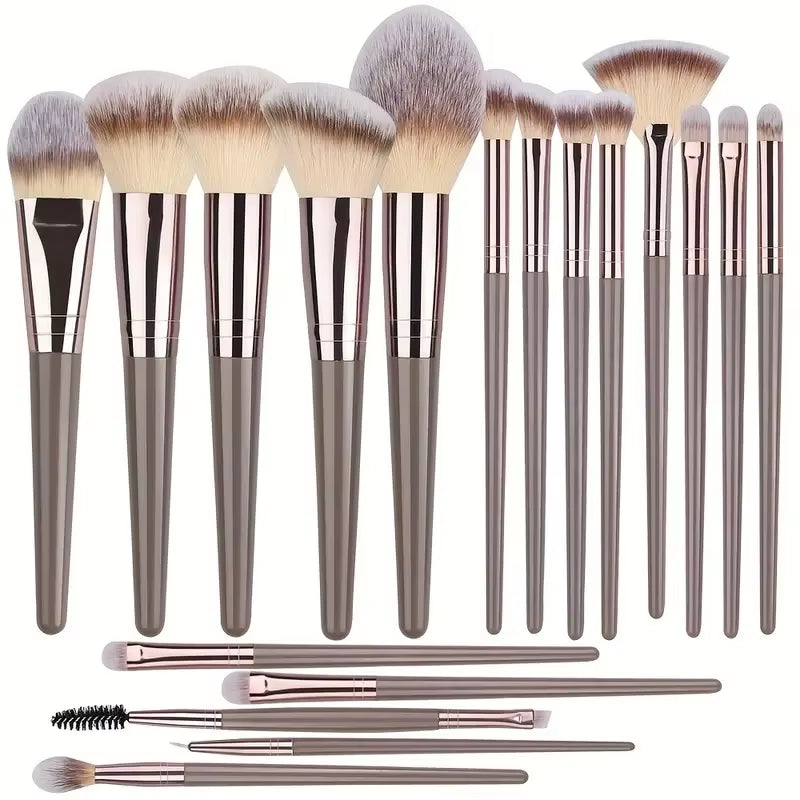Professional 3-20PCS Makeup Brushes Set Soft Fluffy Foundation Eyeshadow Concealer Blending Blush Brush Kabuki Women Beauty Tool